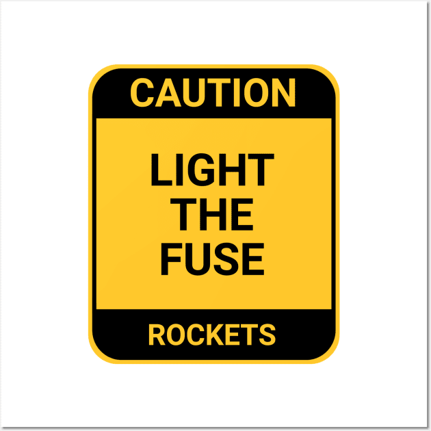 LIGHT THE FUSE Wall Art by BURN444